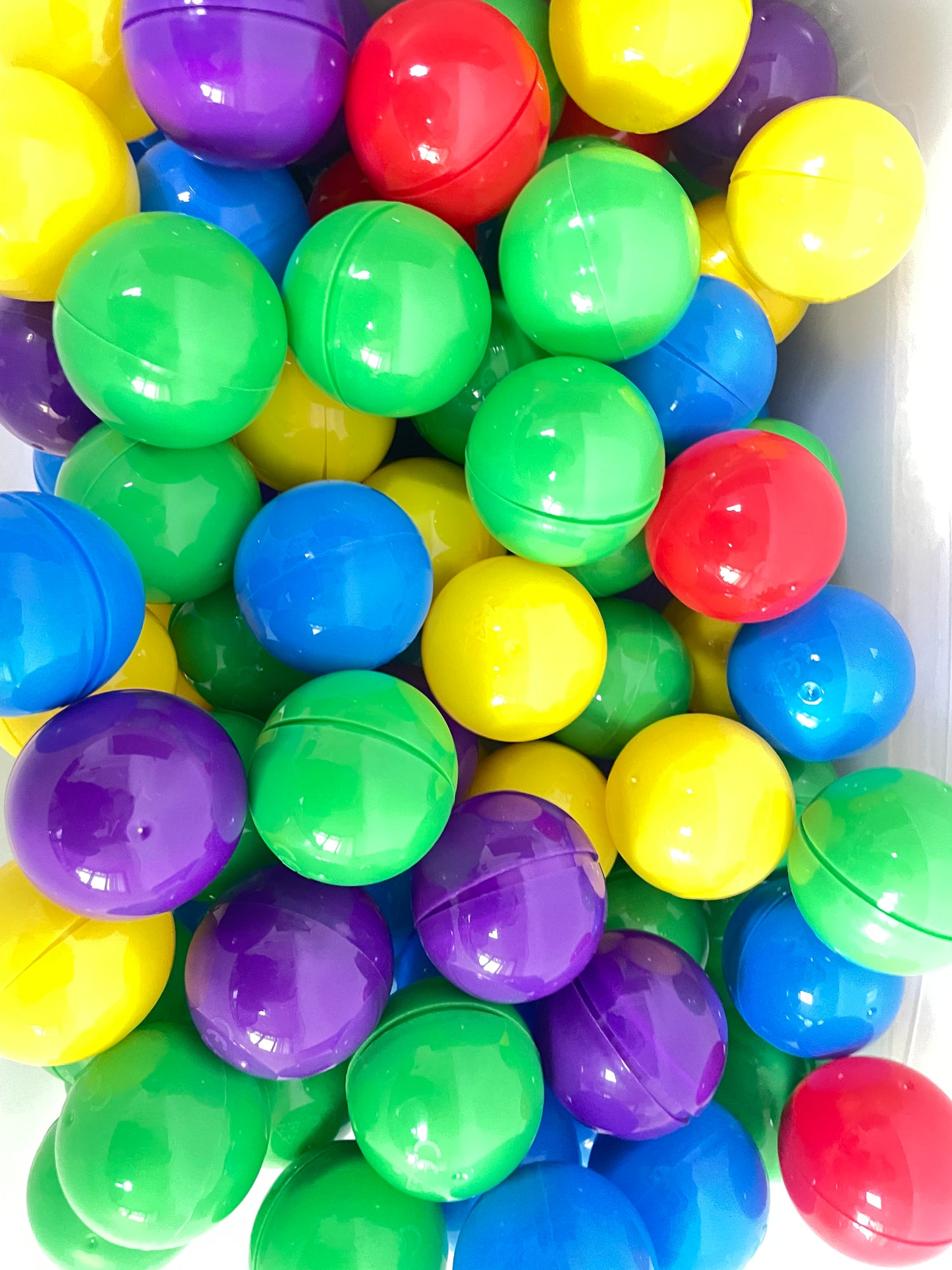 Colorful Lucky Balls - two large bowls of at least 30 lucky balls